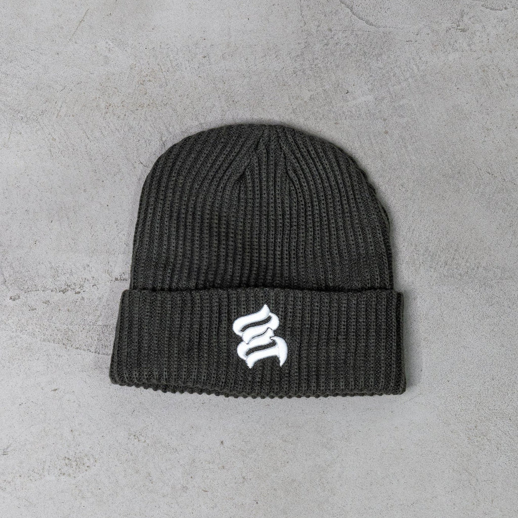 CHARCOAL ESSENTIAL BEANIE