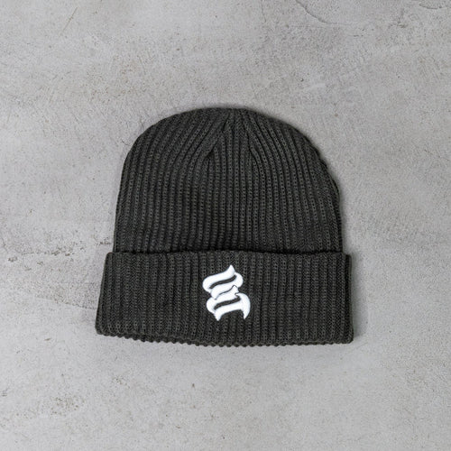 CHARCOAL ESSENTIAL BEANIE
